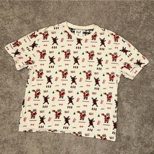 Festive Santa Print T-Shirt